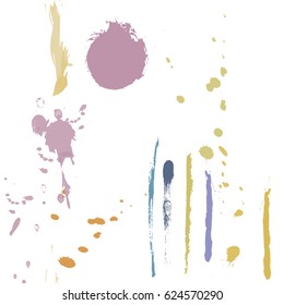 seamless hand drawn pattern. artistic abstract background