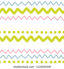 Seamless Hand Drawn Pattern. Mosaic textures. Trendy repetitive backgrounds. Stock Vector Illustration.