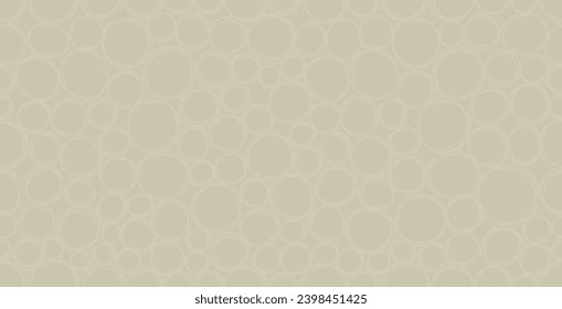 Seamless hand drawn pattern with stones and circular arcs.