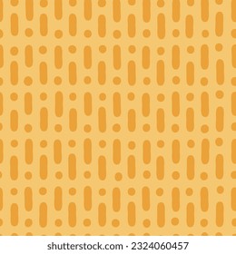 Seamless hand drawn pattern. Various shapes and doodle objects. Abstract contemporary modern trendy vector illustration.