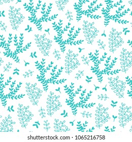 Seamless hand drawn pattern. Vector colorful background with different elements. Design for prints, shirts and posters.