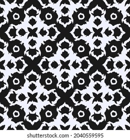 Seamless hand drawn simple pattern, Vector drawing geometric shapes design for decoration background.