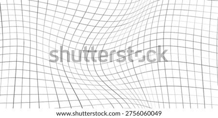 Seamless hand drawn square grid pattern. Repeated doodled checkered background. Sketched thin checker paper texture. Pencil drawn journal sheet notebook template. Lined planer page wallpaper. Vector 