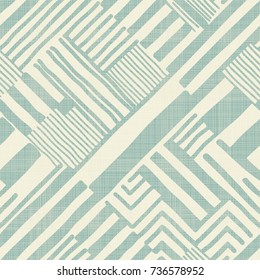 Patrón de rayas dibujadas a mano impecable sobre fondo de textura en colores retro. Patrón geométrico abstracto puede utilizarse para cerámica, papel pintado, linóleo, textil, fondo de página web