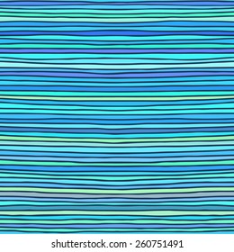 Seamless hand drawn striped texture. Made in vector