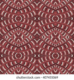 Seamless hand drawn vector ethnic texture. Vintage tribal  ethnic backdrop, seamless texture. Boho fashion style background. Hand drawn vector illustration made of simple doodles. Zen tangle pattern.