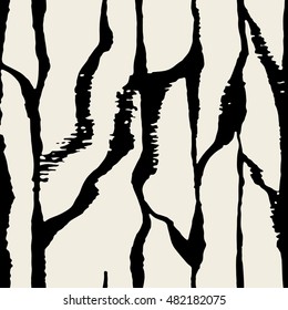 seamless hand drawn vector ink brushstrokes lines modern pattern