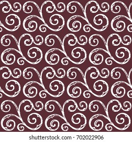 Seamless hand drawn, vintage pattern. Vector illustration