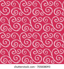 Seamless hand drawn, vintage pattern. Vector illustration
