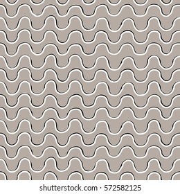 Seamless hand drawn wave texture