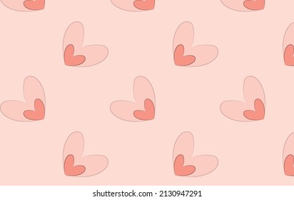 Seamless hand pattern on white background. Cute lovely girlish illustration with nails. Trendy fashion vector illustration. 