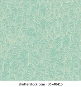 Seamless hand-drawn abstract pattern. Endless texture