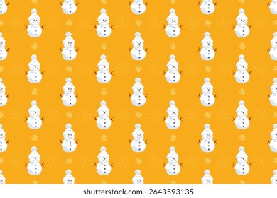 Seamless Hand-Drawn Christmas Vector Pattern. Cute and Colorful Festive Design for Fabric, Wrapping Paper, Bags, and Packaging.