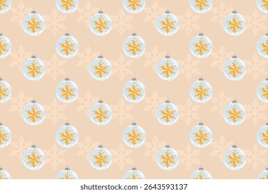 Seamless Hand-Drawn Christmas Vector Pattern. Cute and Colorful Festive Design for Fabric, Wrapping Paper, Bags, and Packaging.