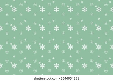 Seamless Hand-Drawn Christmas Vector Pattern. Cute and Colorful Festive Design for Fabric, Wrapping Paper, Bags, and Packaging.