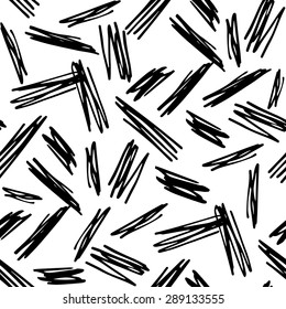 Seamless Handdrawn Scribbles Background Pattern Vector