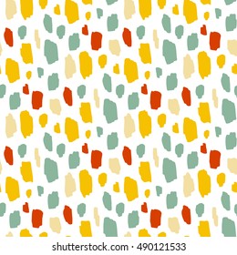 Seamless hand-drawn spotted pattern. Abstract background for fabric, cards, invitations, wrapping paper, stationery and web backgrounds