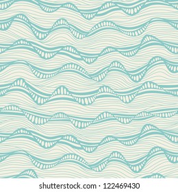 Seamless hand-drawn waves texture.Copy that square to the side and you'll get seamlessly tiling pattern which gives the resulting image the ability to be repeated or tiled without visible seams.