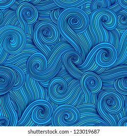 Seamless hand-drawn waves texture.Copy that square to the side and you'll get seamlessly tiling pattern which gives the resulting image the ability to be repeated or tiled without visible seams.