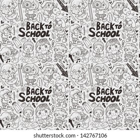 seamless happy kids pattern