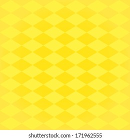 Seamless harlequin or argyle pattern made of two tones of yellow 
