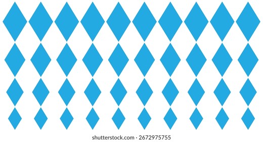 Seamless harlequin pattern with black diamonds on a white background.