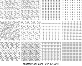 seamless hatch pattern of architectural texture background - gravel and checkerplate