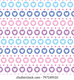 Seamless heart background