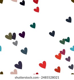 Seamless heart background, art vector, ornament pattern, seamless pattern, vector design, heart shape, heart pattern seamless, Valentine's day, love symbol, heart vector, vector pattern
