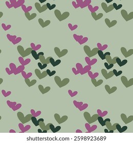 Seamless heart background, art vector, seamless wallpaper, ornaments vector, vector pattern, simple heart pattern, vector shapes, I love you symbol, heart shape, seamless patterns
