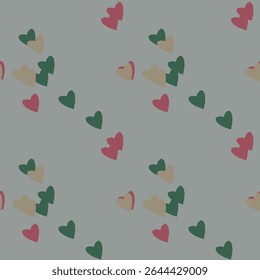 Seamless heart background, art vector, cute heart pattern, ornaments vector, Valentine's day, pattern background, ornament pattern, heart shape vector, seamless vector, love symbol