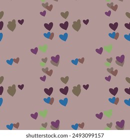 Seamless heart background, cute heart pattern, I love you symbol, art vector, simple heart pattern, seamless pattern vector, background vector, heart vector pattern, seamless texture