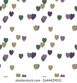 Seamless heart background, background design, vector pattern, ornament pattern, vector backgrounds, seamless vector, vector shapes, abstract background, Valentine's day, seamless wallpaper