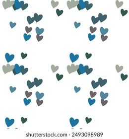 Seamless heart background, love symbol, seamless vector, vector pattern, heart pattern seamless, Valentine's day pattern, heart shape, ornament pattern, heart vector, vector design