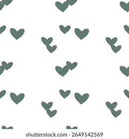 Seamless heart background, love heart vector, Valentine's day, vector background, abstract background, background texture, heart pattern, love symbol, ornament pattern, vector abstract