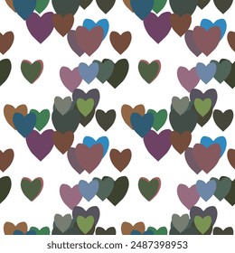 Seamless heart background, I love you symbol, pattern design, heart shape vector, love heart vector, seamless patterns, vector backgrounds, pattern background, seamless vector