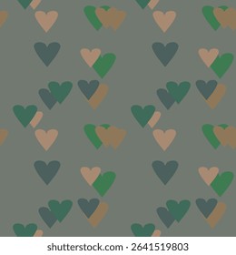 Seamless heart background, ornament pattern, seamless texture, seamless patterns, vector background, heart shape, I love you symbol, heart symbol, vector abstract, heart vector pattern