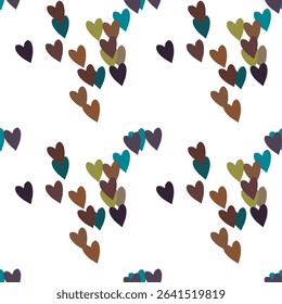 Seamless heart background, ornament pattern, Valentine's day, pattern design, vector backgrounds, pattern vector, seamless texture, background pattern, seamless wallpaper, love symbol