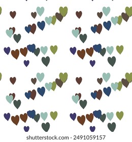 Seamless heart background, ornaments vector, heart pattern vector, vector shapes, heart shape vector, Valentine's day pattern, pattern background, heart symbol, background design