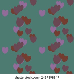 Seamless heart background, pattern design, cute heart pattern, ornament pattern, seamless vector, vector abstract, vector pattern, vector shapes, background design, seamless patterns