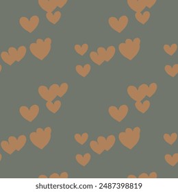 Seamless heart background, seamless pattern, background texture, Valentine's day pattern, I love you symbol, vector abstract, background pattern, pattern vector, heart vector