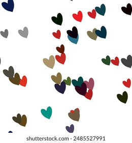 Seamless heart background, pattern vector, ornament vector, pattern background, vector background, background design, vector design, ornamental pattern, seamless wallpaper, heart pattern seamless