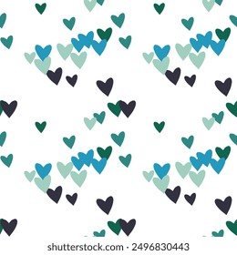 Seamless heart background, heart pattern vector, vector shapes, heart symbol, vector abstract, seamless texture, background texture, heart shape vector, Valentine's day, seamless wallpaper