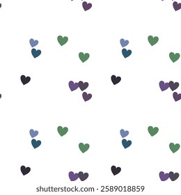 Seamless heart background, seamless pattern, vector design, vector art, seamless vector, ornamental pattern, pattern design, vector shapes, background design, heart shape, Valentine's day