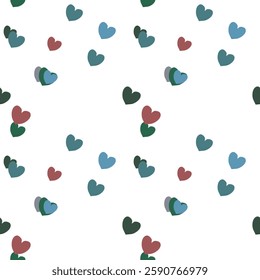Seamless heart background, seamless pattern, vector backgrounds, seamless wallpaper, background texture, vector design, background pattern, vector illustration, I love you symbol