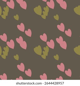 Seamless heart background, seamless pattern, heart vector pattern, heart shape, Valentine's day, vector abstract, pattern design, seamless vector, heart symbol, ornaments vector