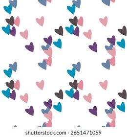 Seamless heart background, heart pattern vector, background design, pattern background, ornaments vector, vector backgrounds, seamless texture, seamless patterns, vector design