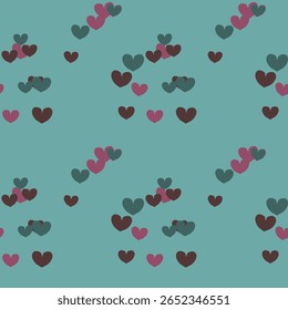 Seamless heart background, heart pattern vector, seamless vector, I love you symbol, seamless pattern, Valentine's day, background texture, vector abstract, vector illustration