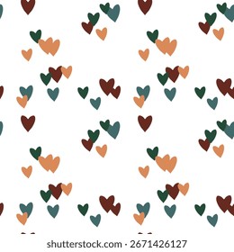 Seamless heart background, pattern vector, pattern background, heart vector, vector backgrounds, Valentine's day, ornament pattern, simple heart pattern, vector design, love symbol