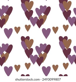 Seamless heart background, pattern background, seamless wallpaper, heart pattern background, heart shape, heart symbol, abstract background, vector abstract, vector illustration